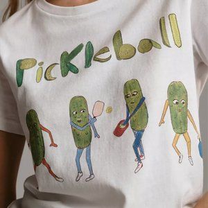 Unfortunate Portrait Pickleball Tee - Medium Petite - NWT